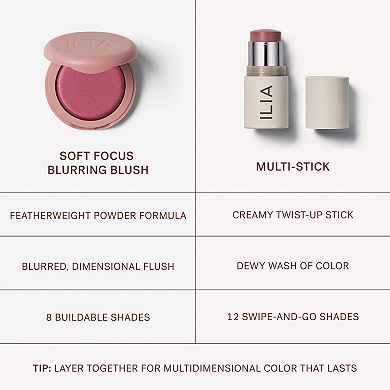 Soft Focus Blurring Blush - Talc-Free Powder Blush