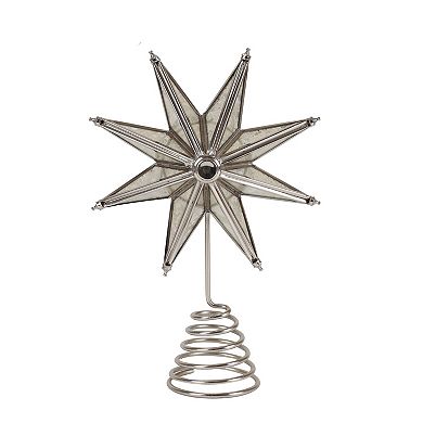 St. Nicholas Square® Silver Finish Star Christmas Tree Topper