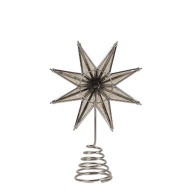 St. Nicholas Square® Silver Finish Star Christmas Tree Topper