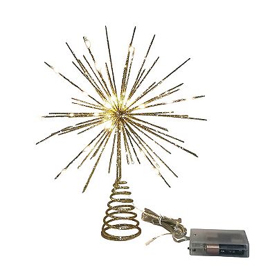 St. Nicholas Square® LED Burst Star Christmas Tree Topper