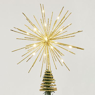 St. Nicholas Square® LED Burst Star Christmas Tree Topper