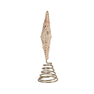 St. Nicholas Square® Rattan Star Christmas Tree Topper