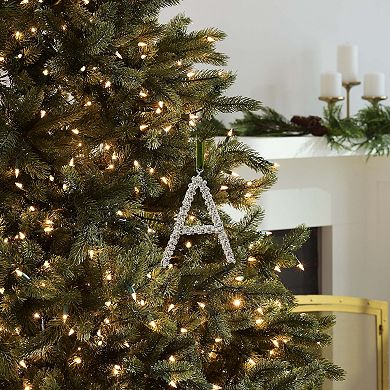 St. Nicholas Square® Rhinestone Monogram Christmas Ornament