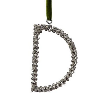 St. Nicholas Square® Rhinestone Monogram Christmas Ornament