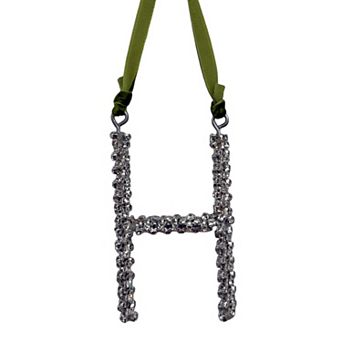 St. Nicholas Square® Rhinestone Monogram Christmas Ornament