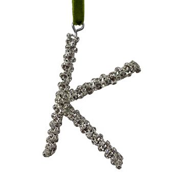 St. Nicholas Square® Rhinestone Monogram Christmas Ornament