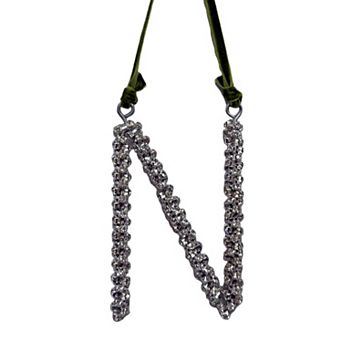 St. Nicholas Square® Rhinestone Monogram Christmas Ornament