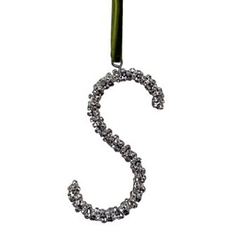 St. Nicholas Square® Rhinestone Monogram Christmas Ornament