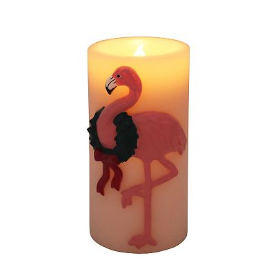 St. Nicholas Square® Flamingo LED Pillar Candle