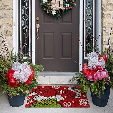 Disney's How the Grinch Stole Christmas Grinch & Max Christmas Doormat