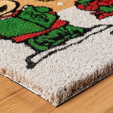 Peanuts Christmas Carol Doormat