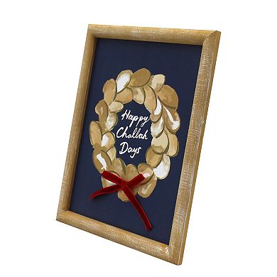 Celebrate Together Hanukkah Happy Challah Days Wall Decor