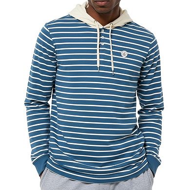 Men's Volcom Ballast Hooded Henley Pullover