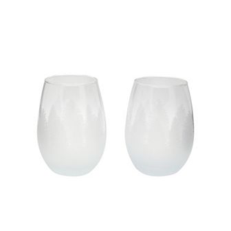 St. Nicholas Square® Woodland Stemless Wine Glasses Set of 2