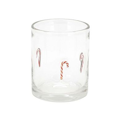 St. Nicholas Square® Candy Cane Icon Glass Tumbler