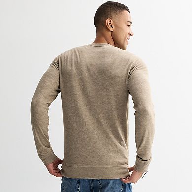 Men's Sonoma Goods For Life® Supersoft Double-Knit Henley Top