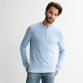 Men's Sonoma Goods For Life® Supersoft Double-Knit Henley Top