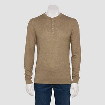 Men's Sonoma Goods For Life® Supersoft Double-Knit Henley Top