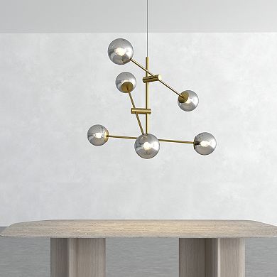Ozarke Alora Chandelier 6-Lights Ceiling Mid Century Light