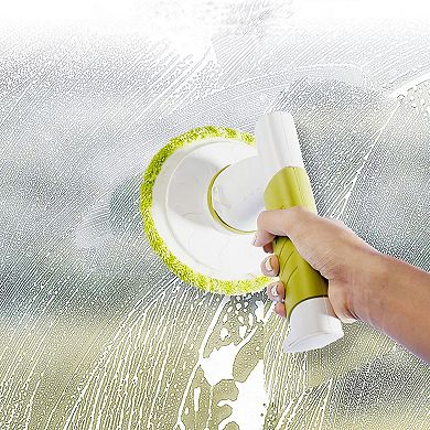 Ztech Cordless Electric Spin Scrubber - Effortless Cleaning with 4 Replaceable Brush Heads!