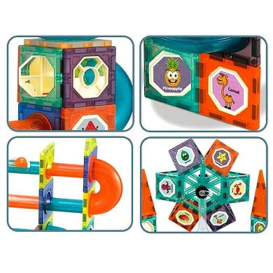 49 Pieces Magnetic Tiles