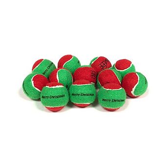 Midlee Merry Christmas Dog Tennis Balls (regular)
