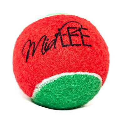 Midlee Filled Dog Stocking Christmas Tennis Balls - 6 Pack