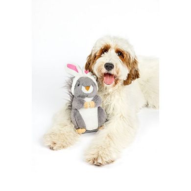 Midlee Easter Squirrel Bunny Plush Large Dog Toy