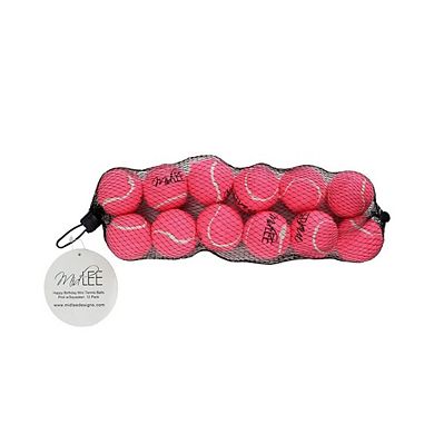 Midlee Mini Squeaky Dog Tennis Balls (pack of 12)