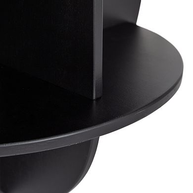 Jalla Wood Floating Side Table