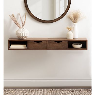 Hutton Floating Side Table with Drawer