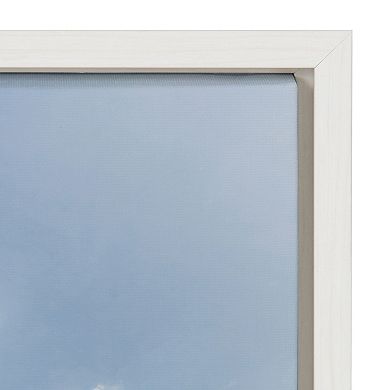 Sylvie Beach Framed Canvas by Alicia Abla