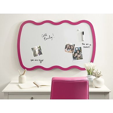 Holbrook Wavy Magnetic Dry Erase Board