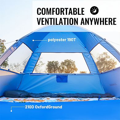 EchoSmile 4-Person Nylon Dome Tent