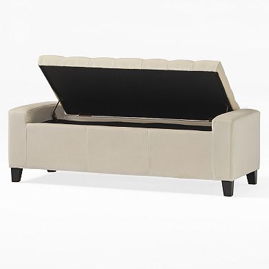 Merax Fabric Storage Ottoman