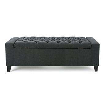 Merax Fabric Storage Ottoman