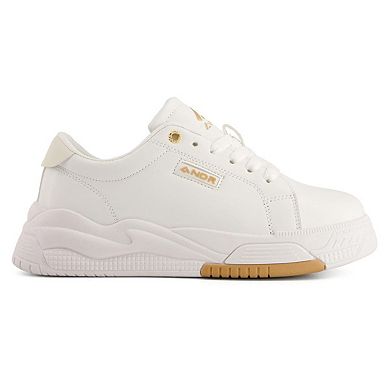 Andrea Casual Sneakers With Golden Accent 77464