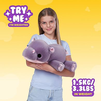 ZURU Hug-A-Lumps Medium Hippo Plush Toy