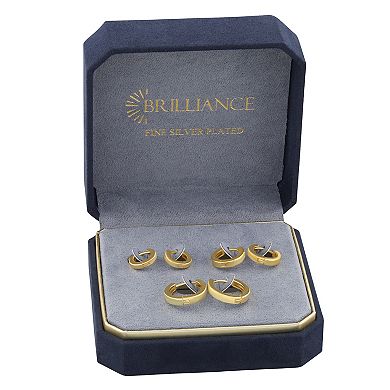 Brilliance Polished Hoop 3-Piece Set