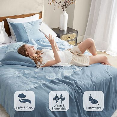 510 Design Miro Soft Washed Color Block Comforter Set