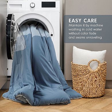 510 Design Miro Soft Washed Color Block Comforter Set