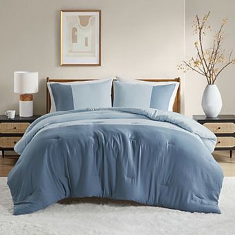 510 Design Miro Soft Washed Color Block Comforter Set