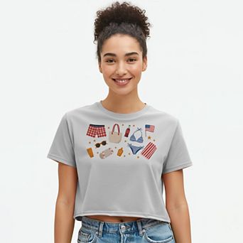 Juniors' Grayson Threads The Label American Summer Patriotic Graphic Tee