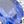 Silver Tone Blue