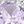 Silver Tone Purple