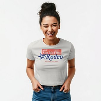 Juniors' Grayson Threads The Label Aint My First Patriotic Graphic Tee