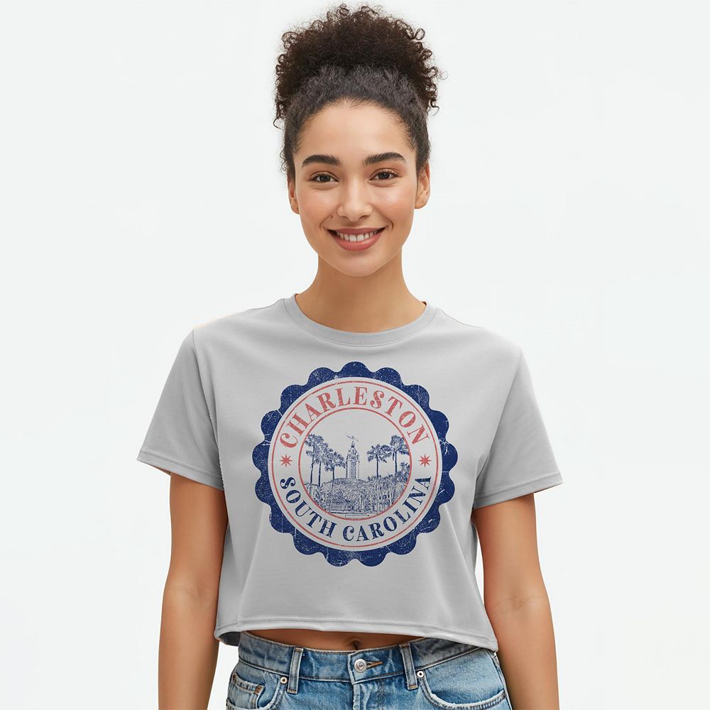 Charleston Stamp Oversized Graphic Tee