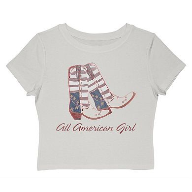 Juniors' Grayson Threads The Label All American Girl Patriotic Graphic Tee