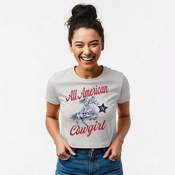 Juniors' Grayson Threads The Label All American Baby Patriotic Graphic Tee