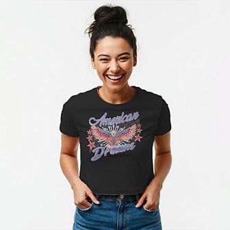 Juniors' Grayson Threads The Label American Dream Patriotic Graphic Tee